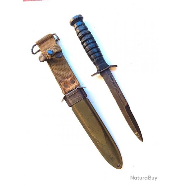 Poignard USM3 Camillus marquage lame