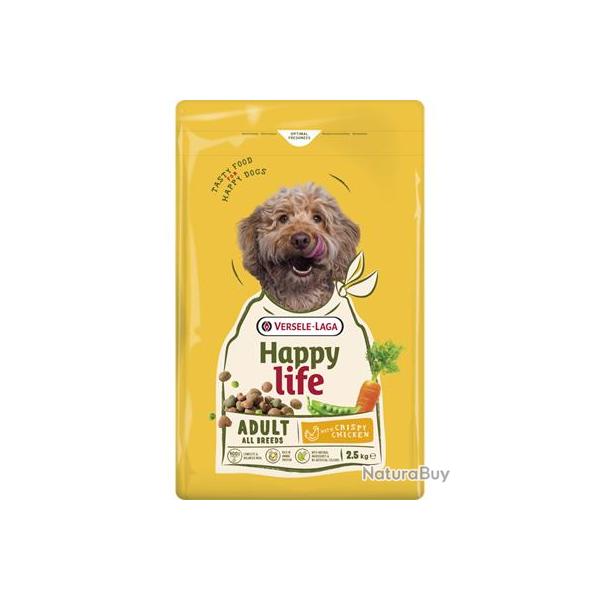 HAPPY LIFE ADULT POULET PROMO 12.5KGS DONT 3.75KGS OFFERT