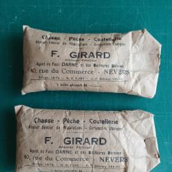 2 sachets de plomb en papier pour collection