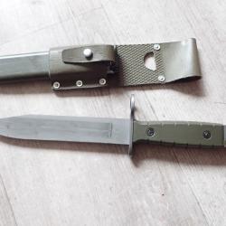 BAIONNETTE SUISSE pour FASS 90 - Peut servir de dague de chasse