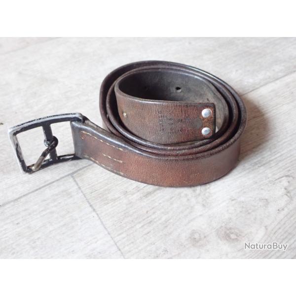 1967 Ceinturon, ceinture pour tui pistolet Suisse / porte fourreau baionnette Rubin Schmidt.