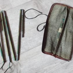 BAGUETTE PLIANTE DE NETTOYAGE POUR FUSILS SUISSES OU AUTRES en 7,5mm avec housse