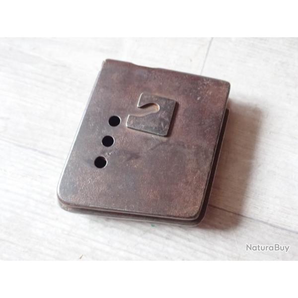 Chargeur, pour fusil 1889 suisse Schmidt Rubin.