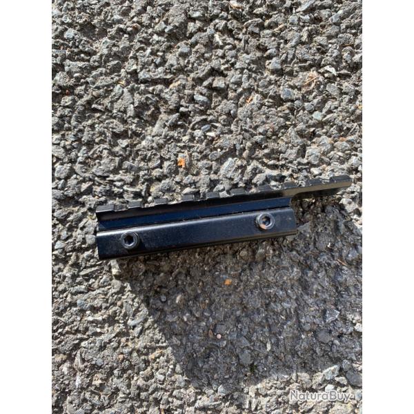 Rail adaptateur 11mm vers 21mm picatinny