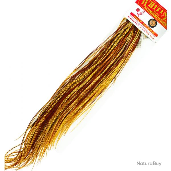 1/2 saddle WHITING bronze Barred Dark Ginger