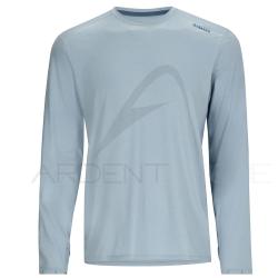 Tee shirt SIMMS Solarflex Crew Steel Blue Heather M