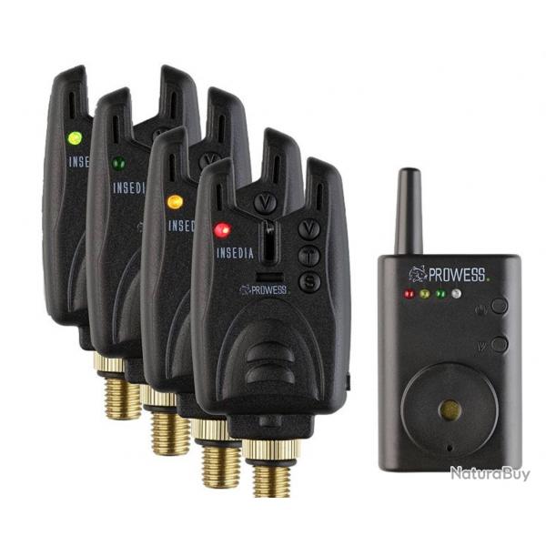 Coffret 4 dtecteurs Carpe PROWESS INSEDIA C avec centrale