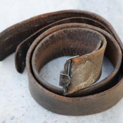 ARMEE - Cuir ceinturon armée de l'air avec un crochet fer  WWII QAL25CEI001