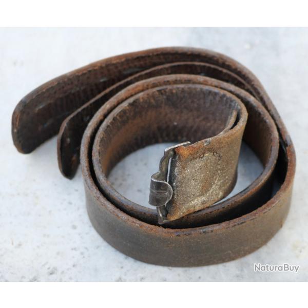 ARMEE - Cuir ceinturon armée de l'air avec un crochet fer  WWII QAL25CEI001