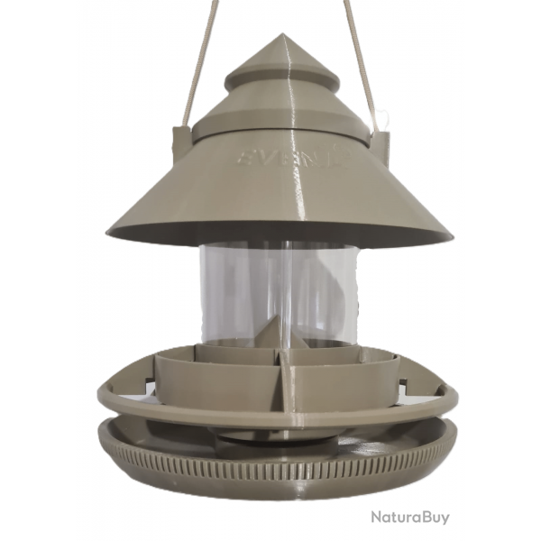 Mangeoire Cleste volution - L'harmonie du confort et de la propret pour vos oiseaux exotiques Gri