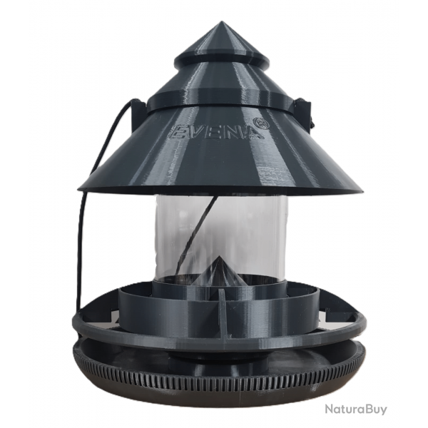 Mangeoire Cleste volution - L'harmonie du confort et de la propret pour vos oiseaux exotiques Gri