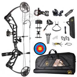 Pack Compound Topoint T1 Deluxe - Droitier / Noir