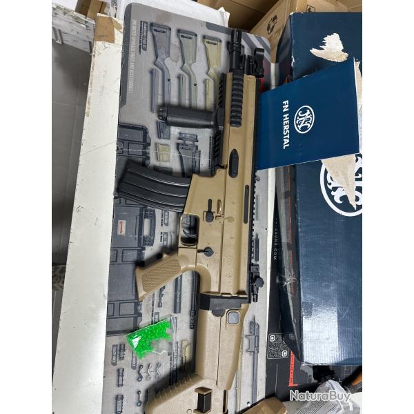 Scar airsoft spring tan