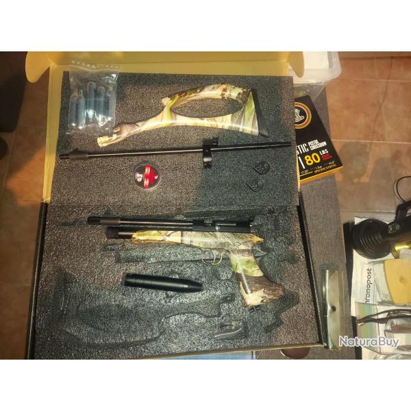 Pistolet Carabine ARTEMIS CP2 CAMO 4,5 mm 6J + 250 Plombs + 5 Co2