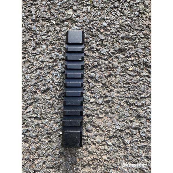 Rail adaptateur 11mm vers 21mm picarinny