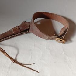 Authentique ceinturon holster du 19eme siècle farwest