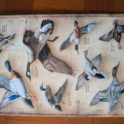 Plaque métallique décorative