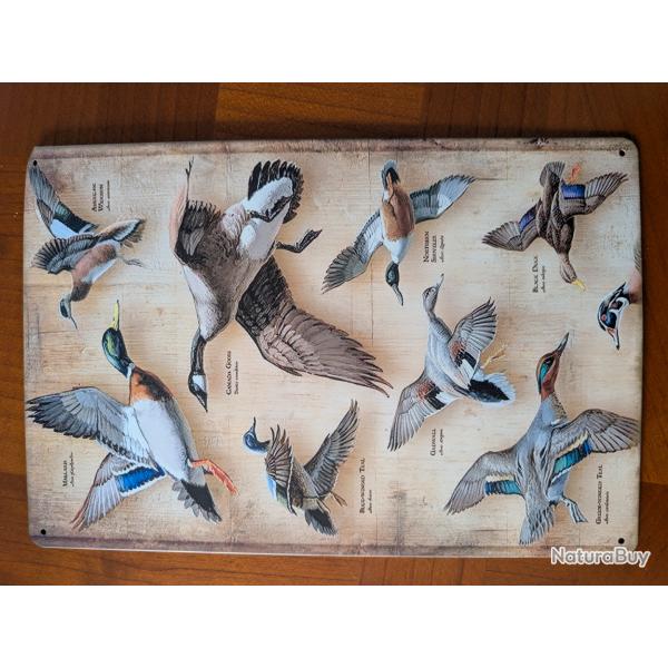 Plaque mtallique dcorative