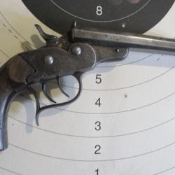 Pistolet double système type Rolling-Block