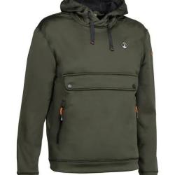 BF25 ! Sweat Shirt A Capuche Kaki Percussion