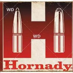 Plaque décorative vintage hornady LIVRAISON GRATUITE