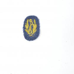 Copie insigne de béret coiffe Personnel de santé, médecin. Première Guerre Mondiale. Caducée