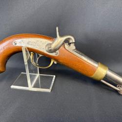 EXCEPTIONNEL PISTOLET DE MARINE 1849 daté 1850