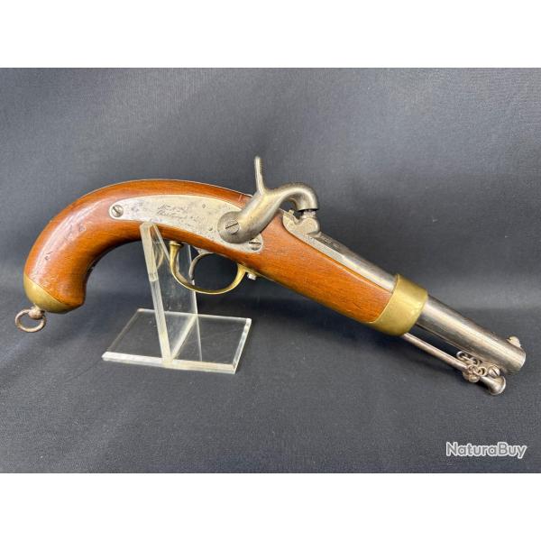 EXCEPTIONNEL PISTOLET DE MARINE 1849 dat 1850