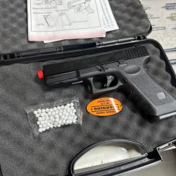 G17 gaz airsoft culasse métal mobile