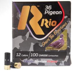 Boite de 100 cartouches Rio 36 Pigeon bourre jupe 12/70 36g 4