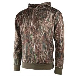 Sweat à capuche enfant poche repose main polyester camo roseaux 16 ans