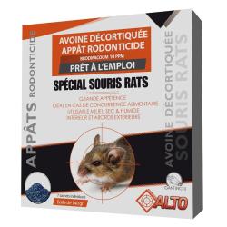 Raticide / souricide avoine 140g difénacoum Brodifacum 10 ppm