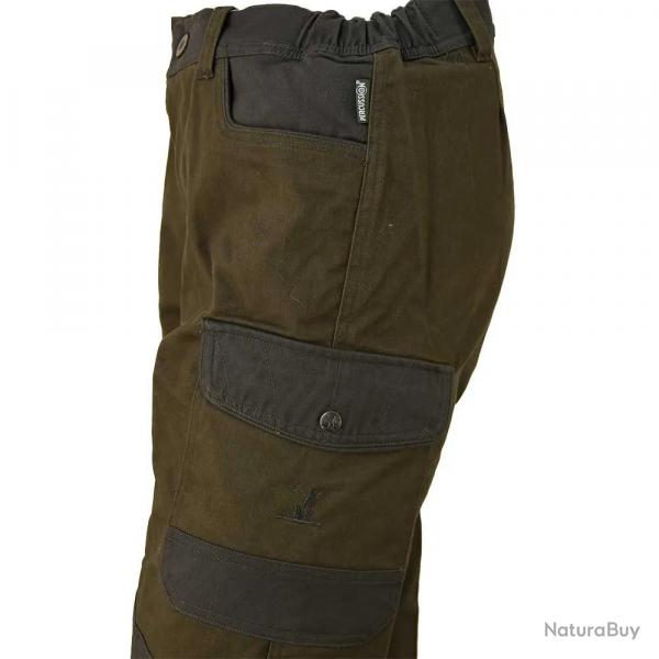 Pantalon de chasse anti ronces Percussion kaki T38  60