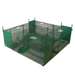 Boite à fauve 4 entrées 1,35m X 1,35m X 0,45 m