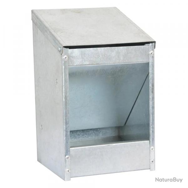 Mangeoire murale metal galvanis lapin, rongeurs 2,5 Kg