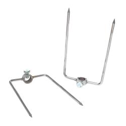 Tournebroche 2 broches 25 W cuisson volailles et gibiers 20 kg de viandes