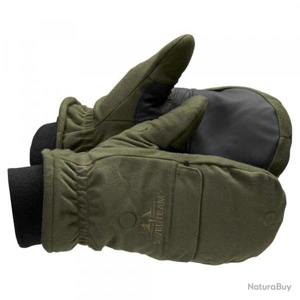 Gants-moufles capuchon amovible thinsulate polyester kaki S à 2XL S
