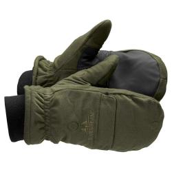Gants-moufles capuchon amovible thinsulate polyester kaki S à 2XL 2XL