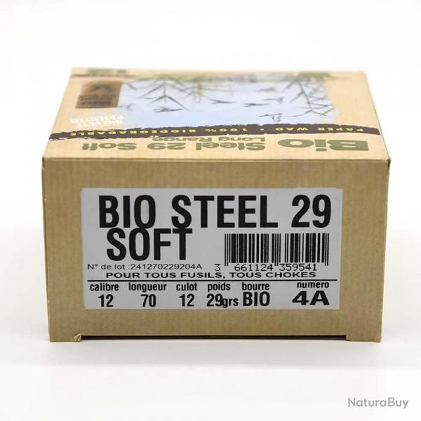 Boite de 25 Cartouches Bio Steel bourre biodégradable 29 g 12/70 4