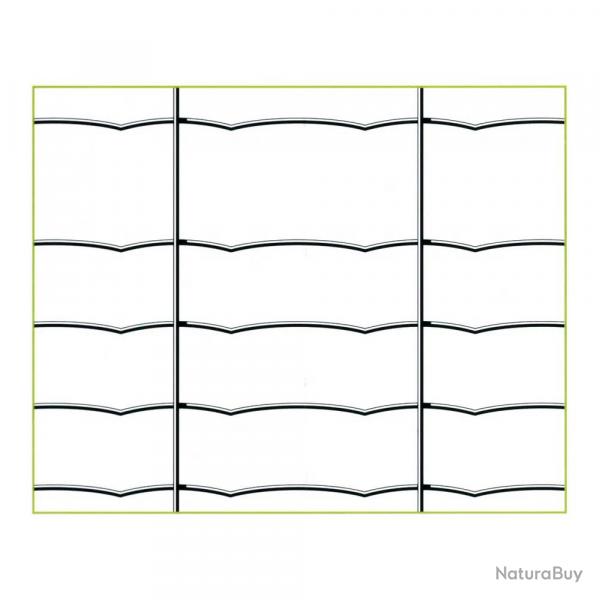 Grillage soud galvanis, rempart leger 1,5 x 50 m