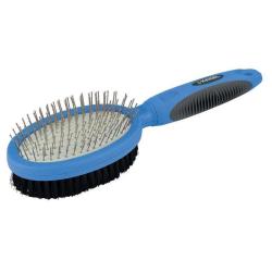 Brosse double métal pour chien Kerbl