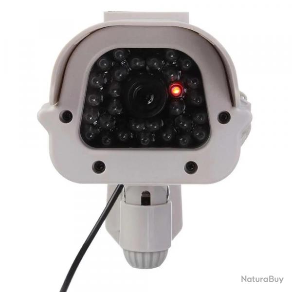 Camra factice solaire LED clignotante ABS 210g 28x17,5x10 cm L'unit