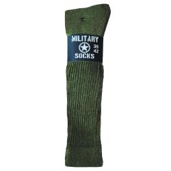 3 paires de chaussettes hautes kaki 39 / 42