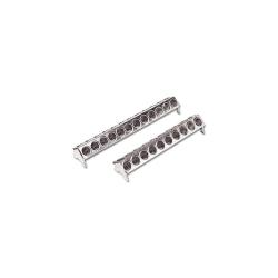 Mangeoire métal galvanisé poussins 50 cm à trous L'unité
