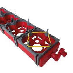 Adaptateur Stabila pour oeufs - RIVER Lot de 12