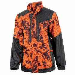 Veste traque femme Spirit polyester digital camo orange XS à 2XL XS