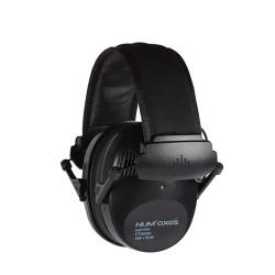 Casque atténuation anti bruit 2 micros son stéréo avec cable jack Noir