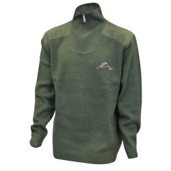 Pull Chasse chiné col camionneur L Canard