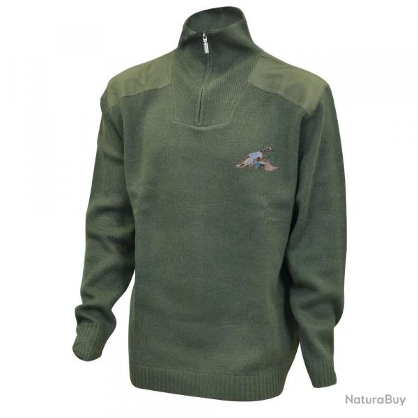 Pull Chasse chin col camionneur L Canard