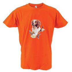 T-shirt orange épagneul Bartavel® 2XL